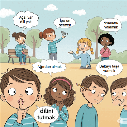 deyimler testi 2. sınıf