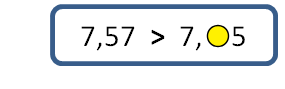 7,57 > 7,A5