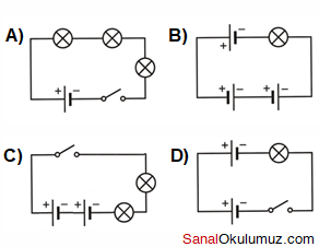 devre şemaları soru 2 seçenekler