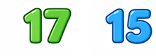 17 ve 15 sayıları