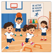 spor yapan öğrenciler