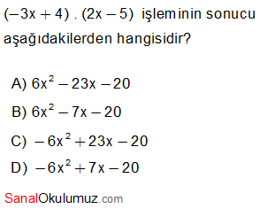 cebirsel ifadeler soru 3