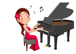 piyano çalan