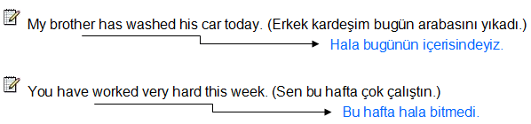 Present Perfect Tense örnekler