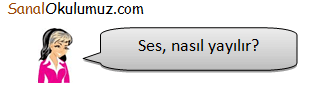 ses nasıl yayılır