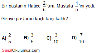 kesirler soru 5