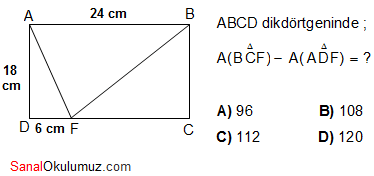 üçgende alan sorular soru 9
