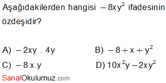 özdeşlikler soru 5