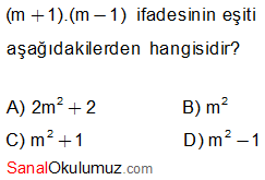 özdeşlikler soru 7