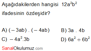 özdeşlikler soru 9