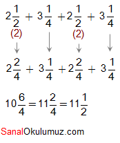 kesirler çözüm 6