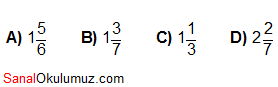 kesirler seçenek