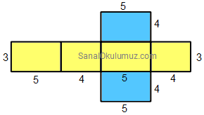 dikdörtgen prizma açınım